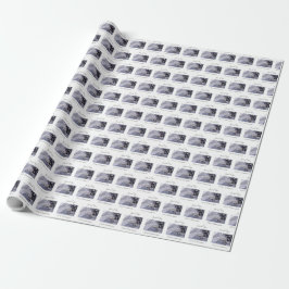 Personalisieren, Junge, Erste Kommunion Blau Geschenkpapier