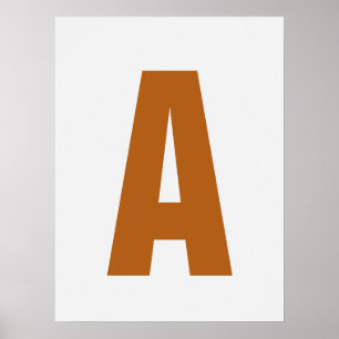 Personalisieren Letter Wall Art Moderne, gemütlich Poster