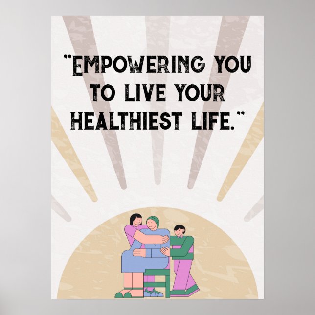 Personalisieren medizinischer Angebote für Kranken Poster (Vorne)