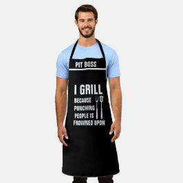 Personalisieren Meinung Funny Koch Attitude Grill  Schürze