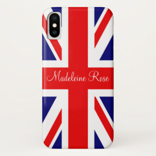 Personalisieren mit dem Namen Britische Flagge Case-Mate iPhone Hülle