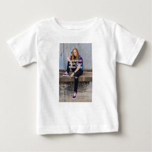 Personalisieren mit Ihrem Foto Baby T-shirt