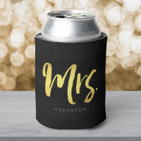 Personalisieren mit Name Imitate Gold Mrs. Black S