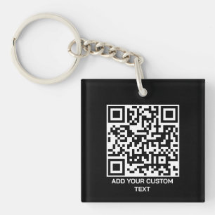 Personalisieren mit QR-Code für eine moderne Touch Schlüsselanhänger