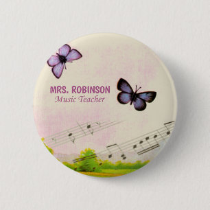Personalisieren, Musik-Schmetterlinge dank Lehrer Button