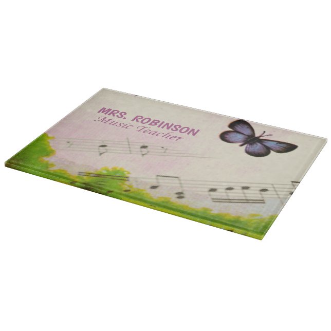 Personalisieren, Musik-Schmetterlinge dank Lehrer Schneidebrett (Ecke)