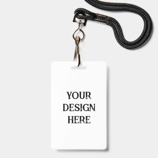 Personalisieren oder Anpassen  Ausweis (Rückseite mit Lanyard)