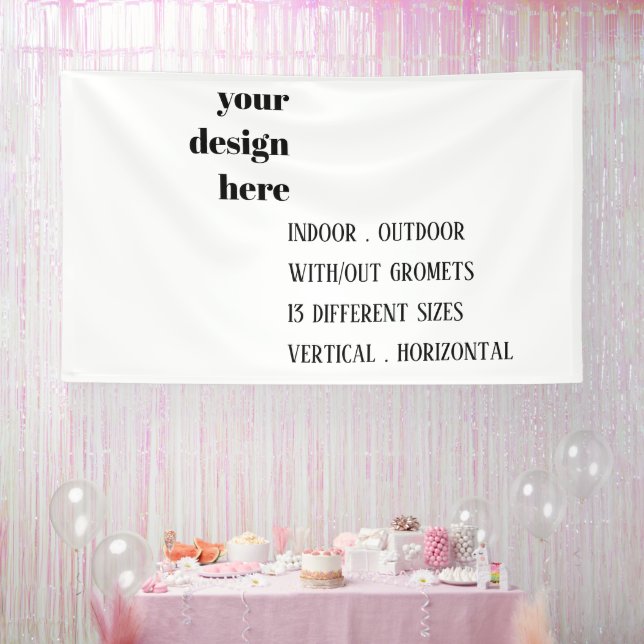 Personalisieren oder Anpassen Banner (Party)