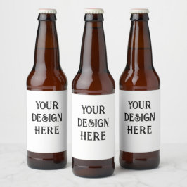 Personalisieren oder Anpassen Bierflaschenetikett