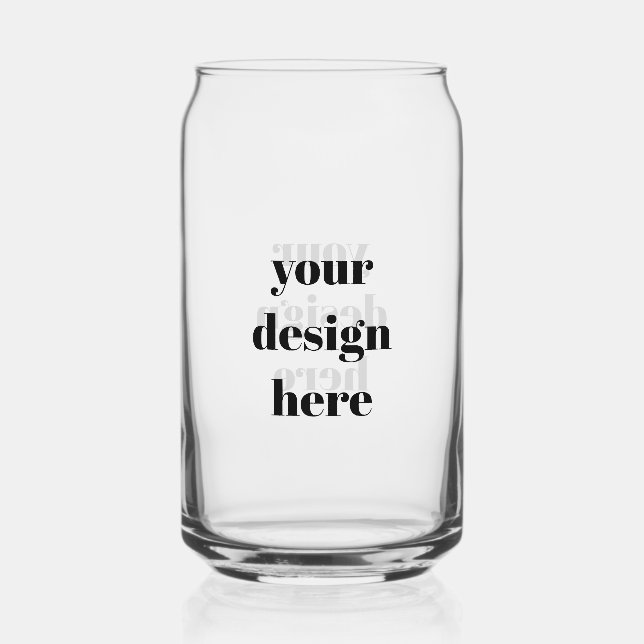 Personalisieren oder Anpassen Dosenglas (Vorderseite)