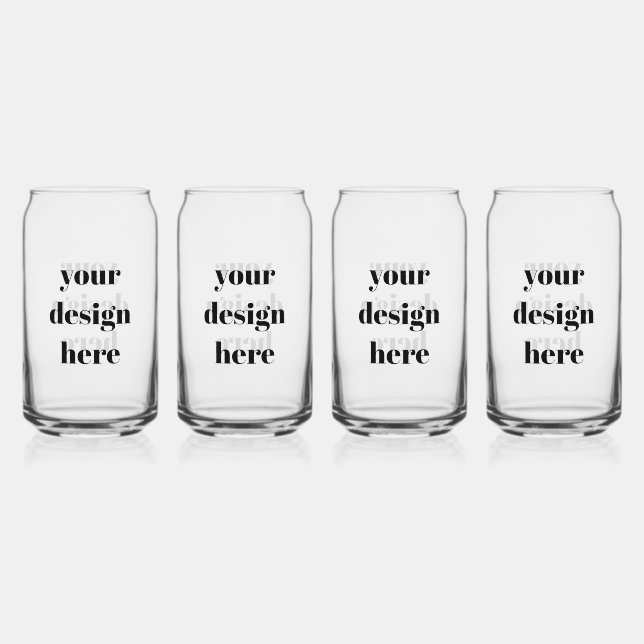 Personalisieren oder Anpassen Dosenglas (Vorderseite)