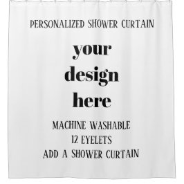 Personalisieren oder Anpassen Duschvorhang