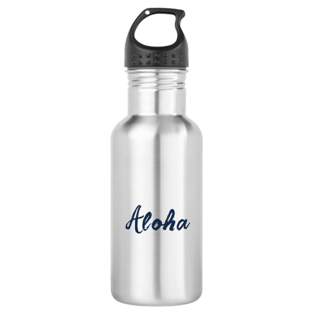 Personalisieren oder Anpassen Edelstahlflasche (Vorderseite)