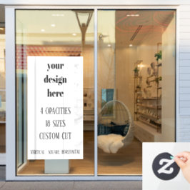 Personalisieren oder Anpassen Fensteraufkleber