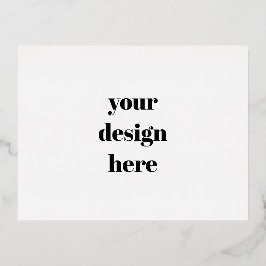 Personalisieren oder Anpassen Folien Feiertagspostkarte