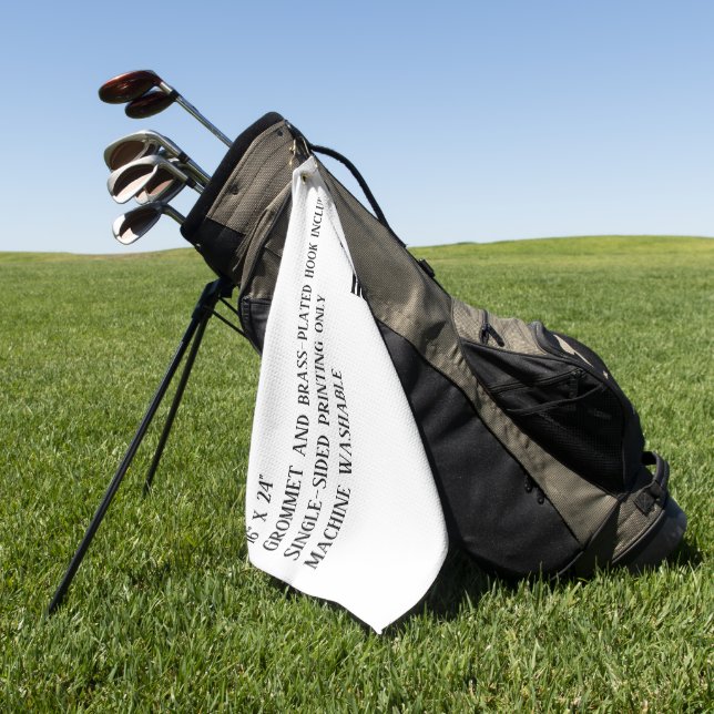 Personalisieren oder Anpassen Golfhandtuch (Gras)