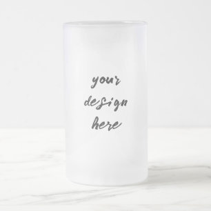Personalisieren oder Anpassen Mattglas Bierglas