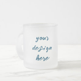 Personalisieren oder Anpassen Mattglastasse