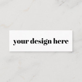 Personalisieren oder Anpassen Mini Visitenkarte