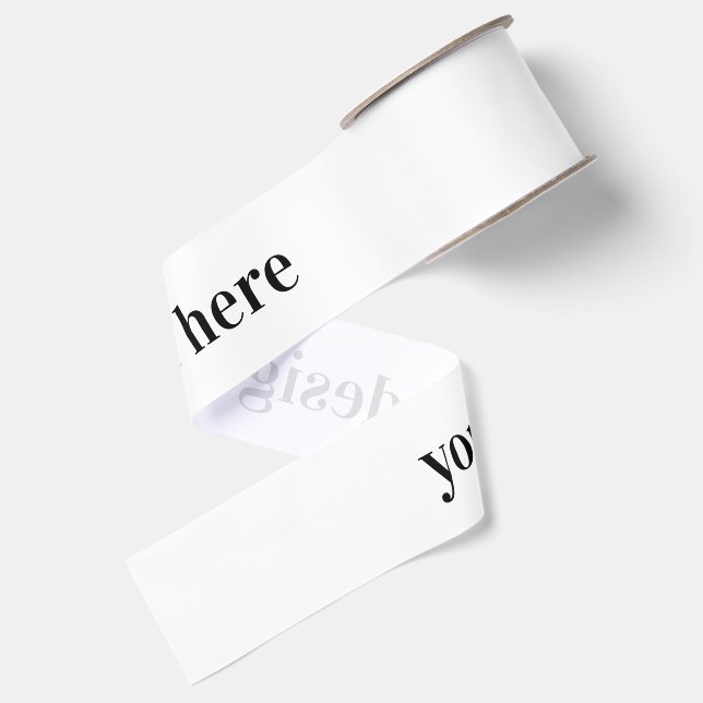 Personalisieren oder Anpassen  Ripsband (Rückseite)