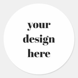 Personalisieren oder Anpassen Runder Aufkleber