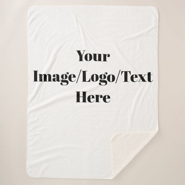 Personalisieren oder Anpassen Sherpadecke (Vorderseite)
