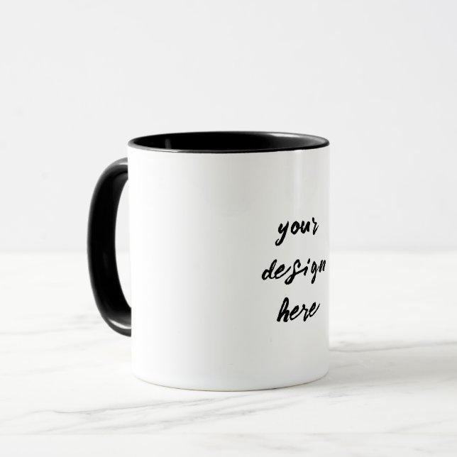 Personalisieren oder Anpassen Tasse (Vorderseite Links)