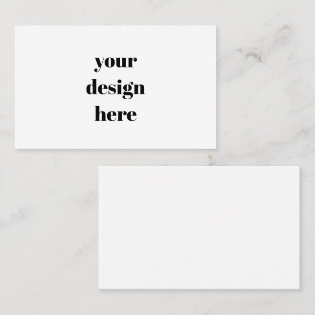 Personalisieren oder Anpassen Visitenkarte (Vorne/Hinten)