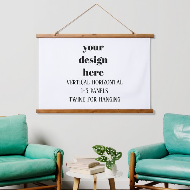 Personalisieren oder Anpassen Wandteppich Mit Holzrahmen
