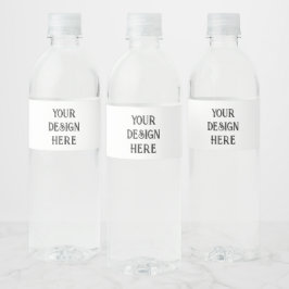 Personalisieren oder Anpassen Wasserflaschenetikett