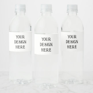 Personalisieren oder Anpassen Wasserflaschenetikett