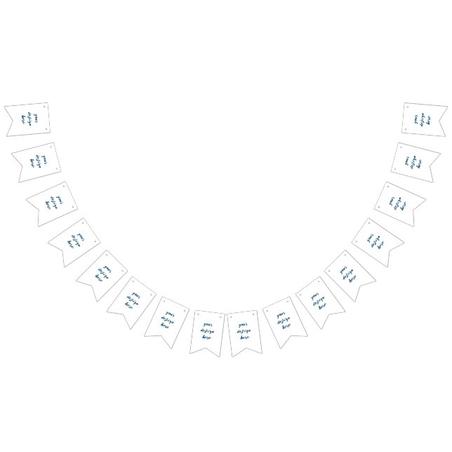 Personalisieren oder Anpassen Wimpelkette (Alle)