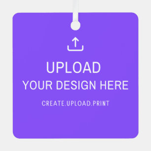 Personalisieren oder Hochladen Ihres eigenen Desig Ornament Aus Metall