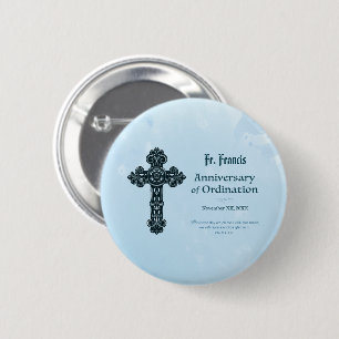 Personalisieren, Ordination Priester zum Jahrestag Button