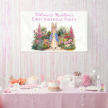 Personalisieren Peter das Kaninchen Erste Geburtst