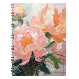 PERSONALISIEREN: Pink Peony | Notebook-Journal Notizblock