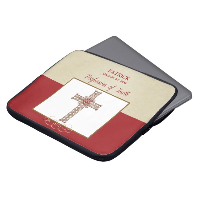 Personalisieren, RCIA-Segnungen zum Beruf des Glau Laptopschutzhülle (Vorne Oben)