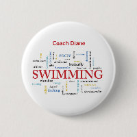 Personalisieren, Schwimmen Coach Danke in Worten