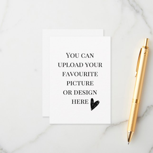 Personalisieren Sie 3,5" x 5" Gehäuse-Karte - Port Begleitkarte (Vorderseite/Rückseite Beispiel)