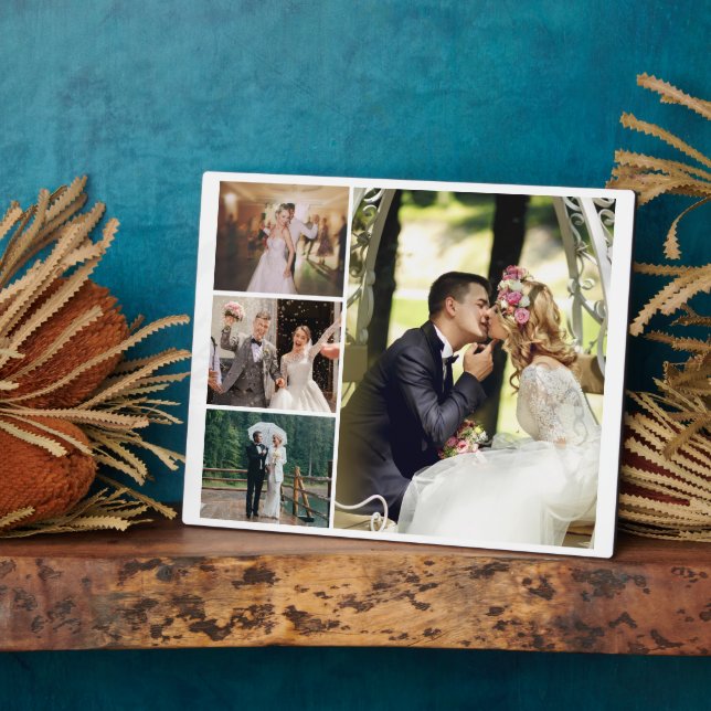 Personalisieren Sie 4 benutzerdefinierte BildColla Fotoplatte (Seite)