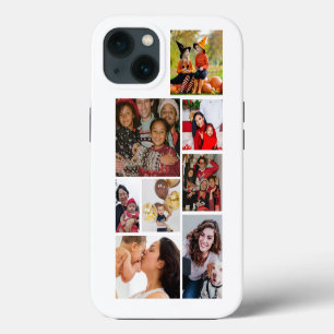 Personalisieren Sie 8-Foto-Collage iPhone 13 Hülle
