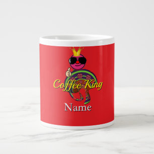 Personalisieren Sie Add Name Coffee King Jumbo-Tasse