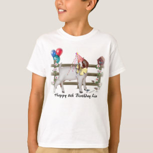 Personalisieren Sie Adorable Boer Goat Kid Birthda T-Shirt
