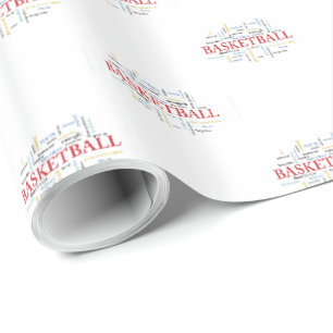 Personalisieren Sie Basketball Coach Vielen Dank i Geschenkpapier