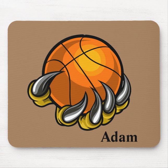 Personalisieren Sie Basketball Dragon Claw Mousepad (Vorne)