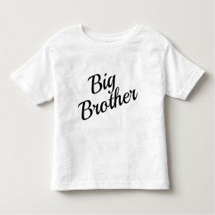 Personalisieren Sie Big Brother Typografy Kleinkin Kleinkind T-shirt