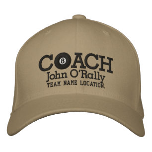 Personalisieren Sie Billard Coach Cap Ihren Namen Bestickte Kappe