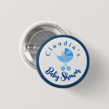 Personalisieren Sie Blue Carriage Baby Dusche Gefa