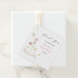 Personalisieren Sie Brautparty Dress Vielen Dank Geschenkanhänger