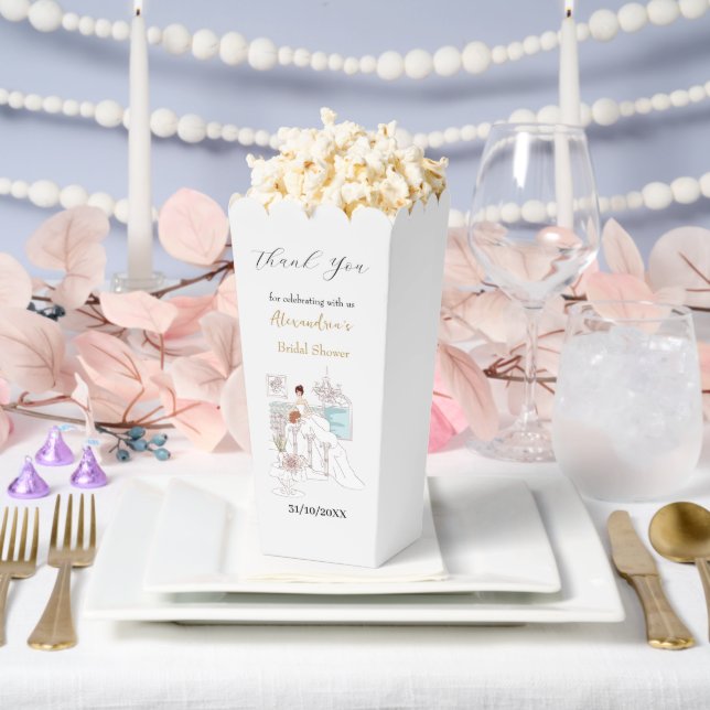 Personalisieren Sie Brautparty Dress Vielen Dank Geschenkschachtel (Hochzeit)